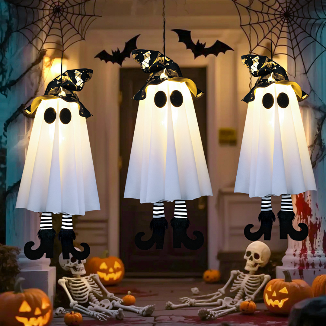 Outdoor Lighting Effects - 1/3 pièces Halloween LED éclairer sorcière