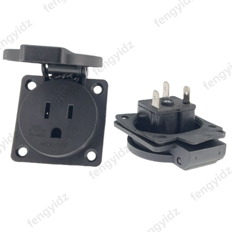 Outdoor Lighting Japan - Noir 125V 15A 20A IP44 CE