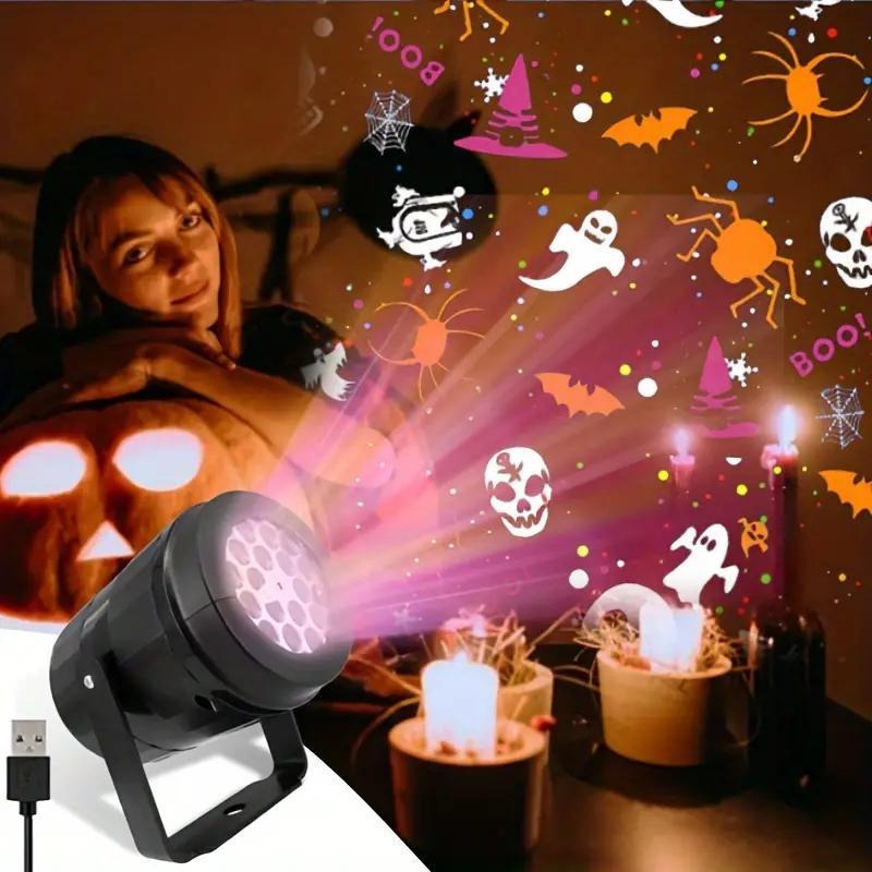 Outdoor Lighting Effects - Projecteur LED d'Halloween pour extérieur, décoration