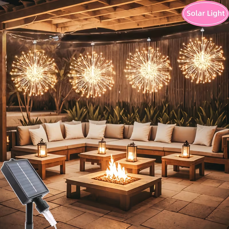 Outdoor Lighting For Your Yard - Guirlande lumineuse solaire LED suspendue en