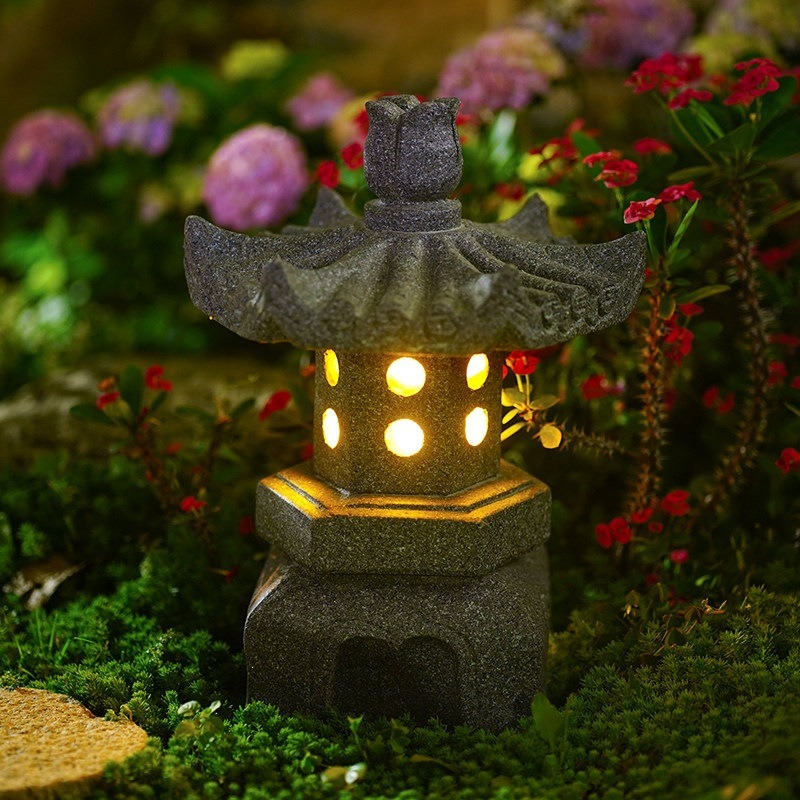 Outdoor Lighting Japan - Lanterne solaire d'extérieur pour jardin, lumière