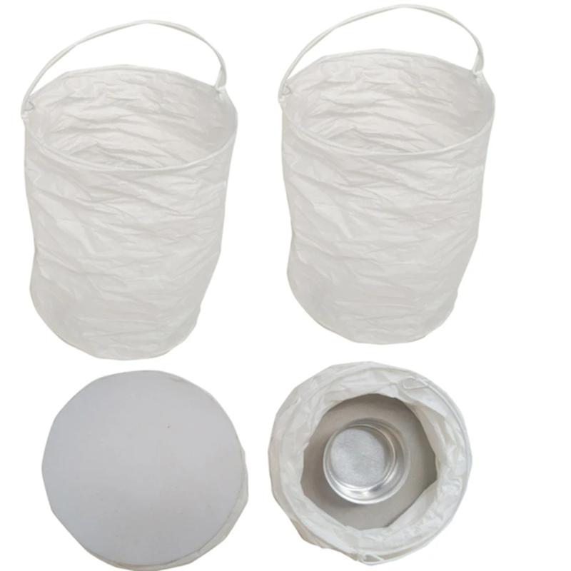 Outdoor Lighting Event - Lanterne en papier droite blanche, 4