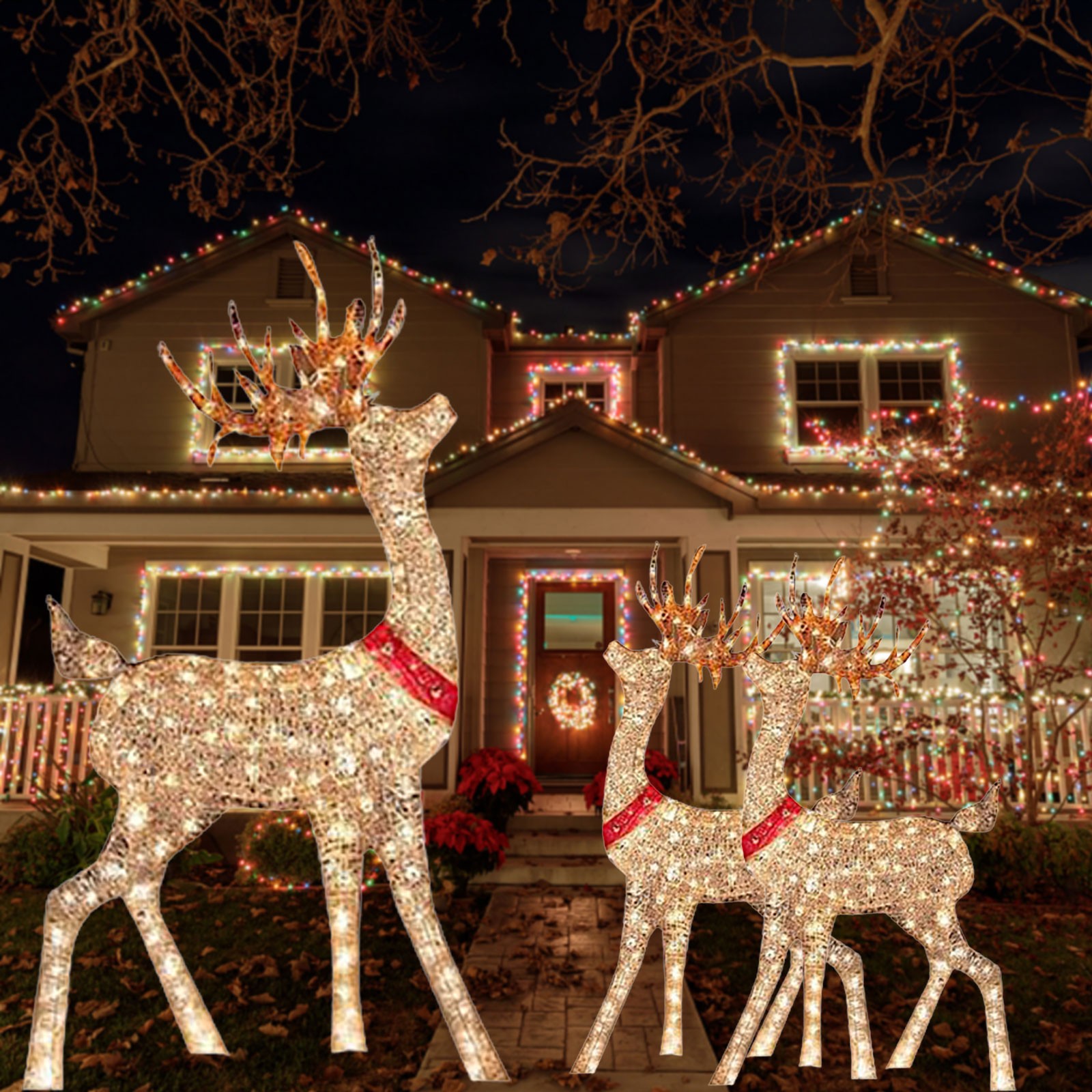Outdoor Lighting Event - Piquets de sol éclairés pour décoration