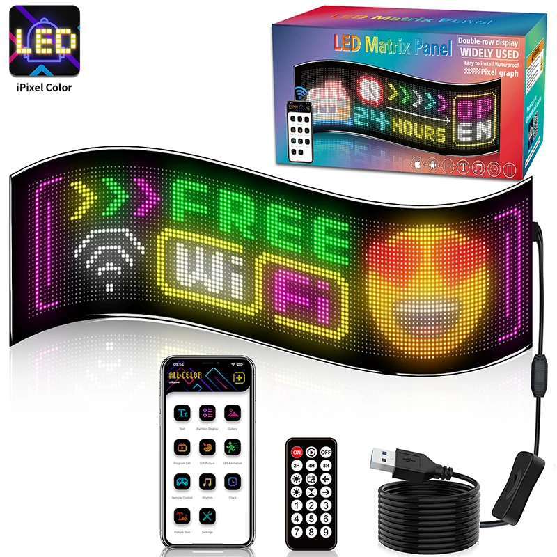 Outdoor Lighting For Store - Panneaux d'affichage à écran Flexible LED,