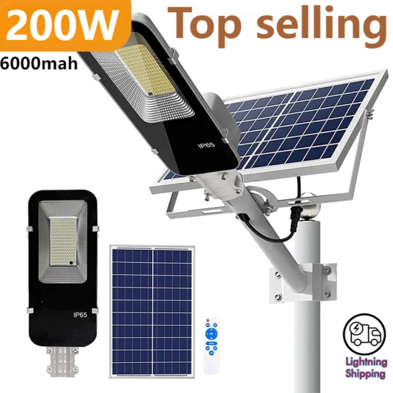 Dusk To Dawn Bulb - 200W lumière solaire puissante lampadaire solaire