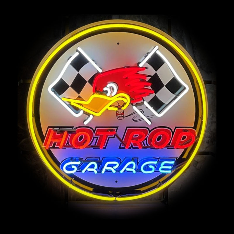 Outdoor Lighting For Store - Enseigne au néon pour Garage chaud,