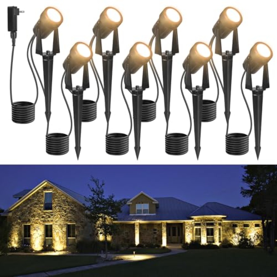 Outdoor Lighting Low Voltage - Projecteur LED extérieur 85,3 pieds, basse