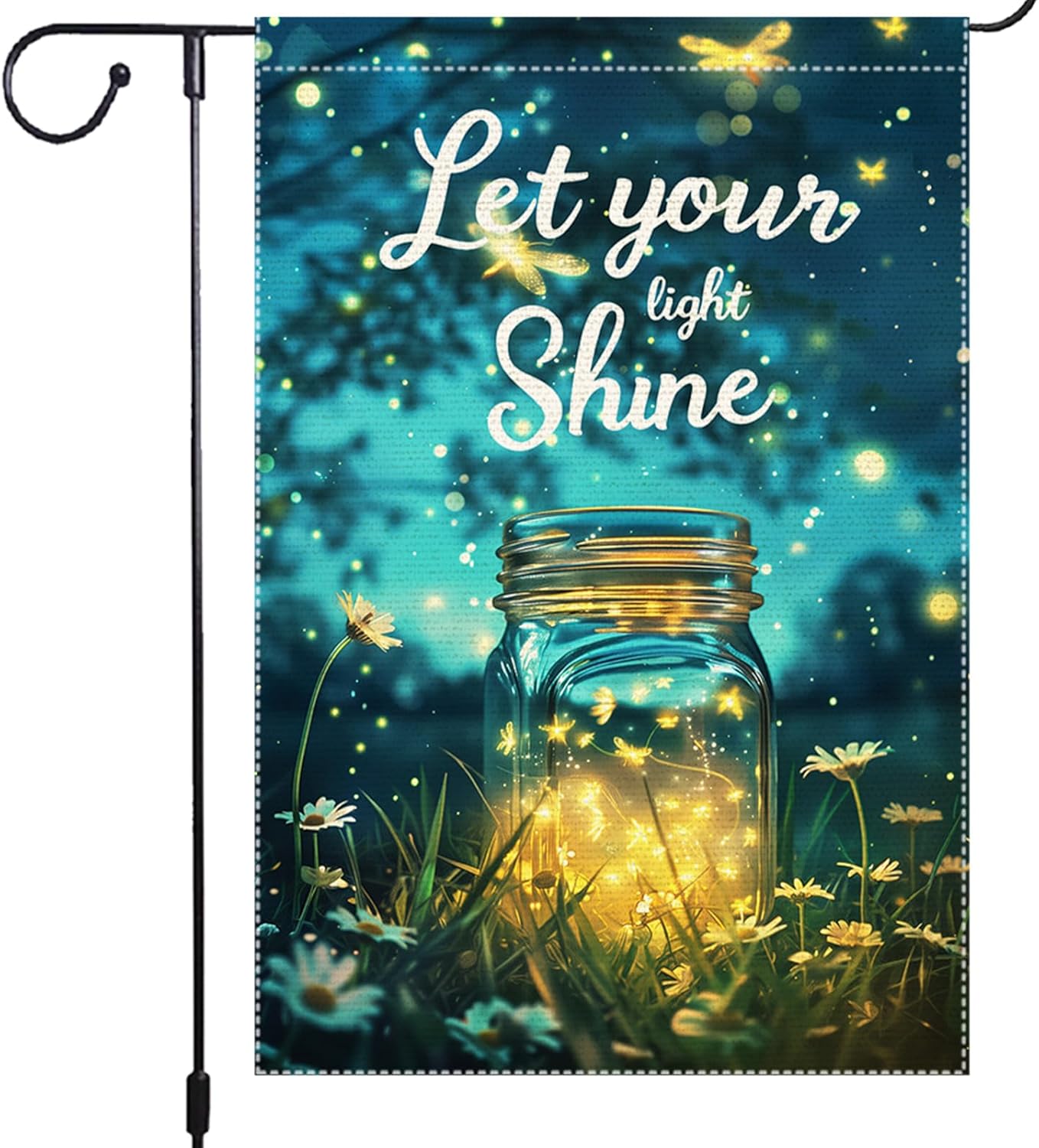 Outdoor Lighting For Your Yard - Drapeau de jardin 'Laissez votre lumière