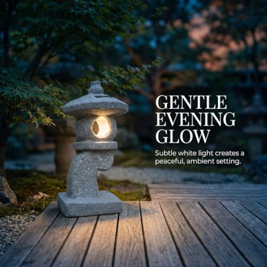 Lampe solaire LED 14'' haute,  - Outdoor Lighting Japan avis et prix