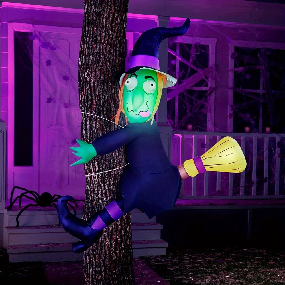 Sorcière gonflable d'Halloween - Outdoor Lighting Effects avis et prix
