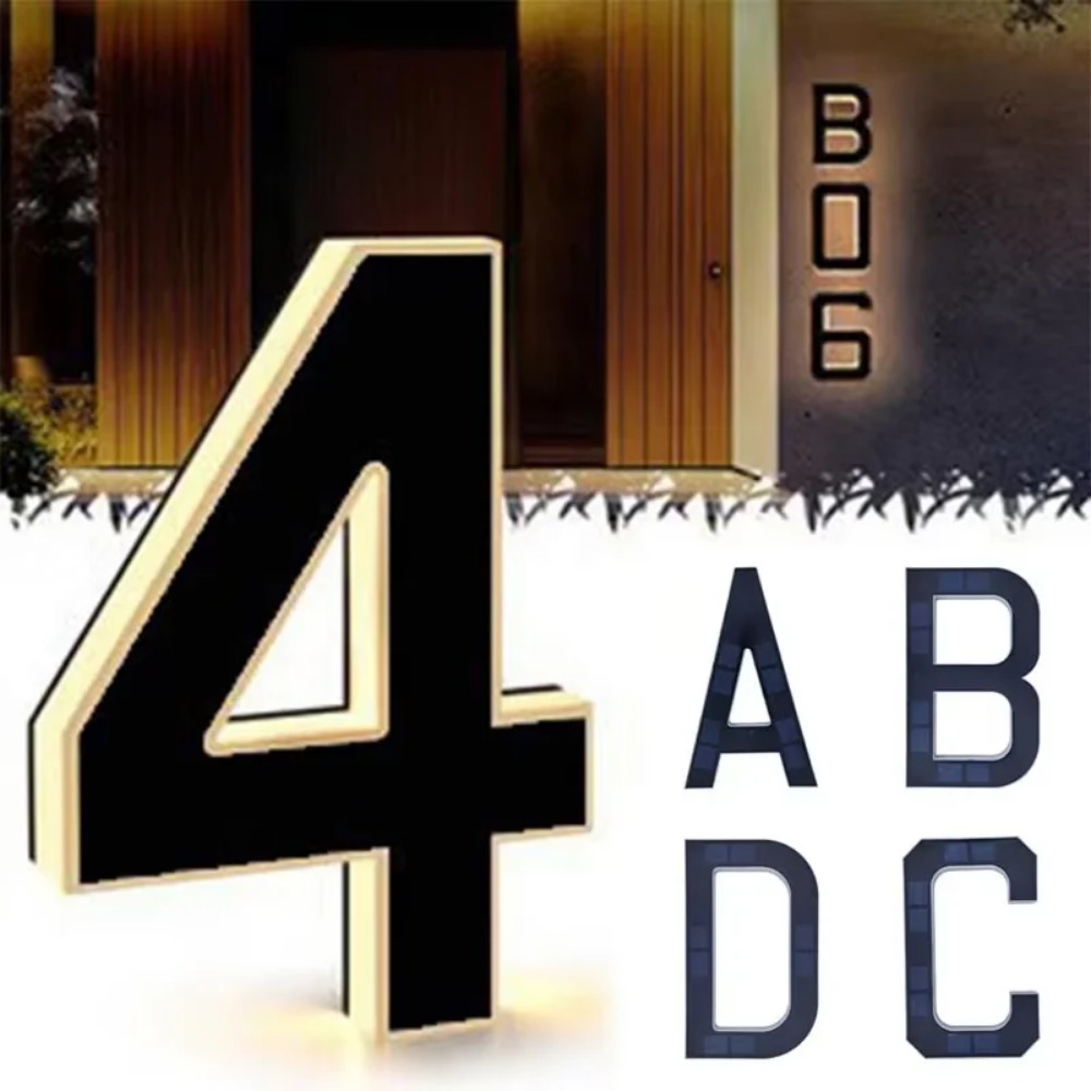 Nouvelle plaque de numéro de m - Outdoor Lighting For Front Of House avis et prix