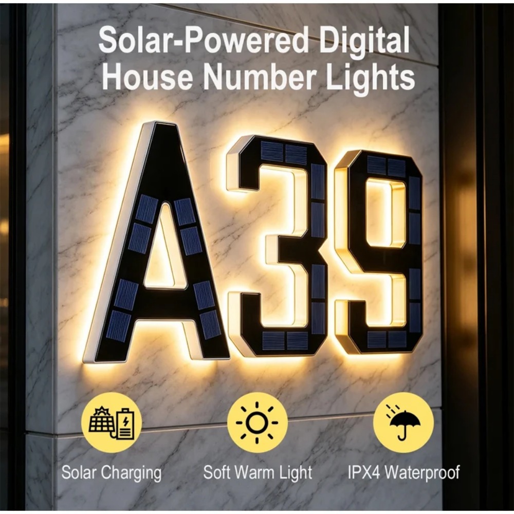 Nouvelle plaque de numéro de m - Outdoor Lighting For Front Of House avis et prix