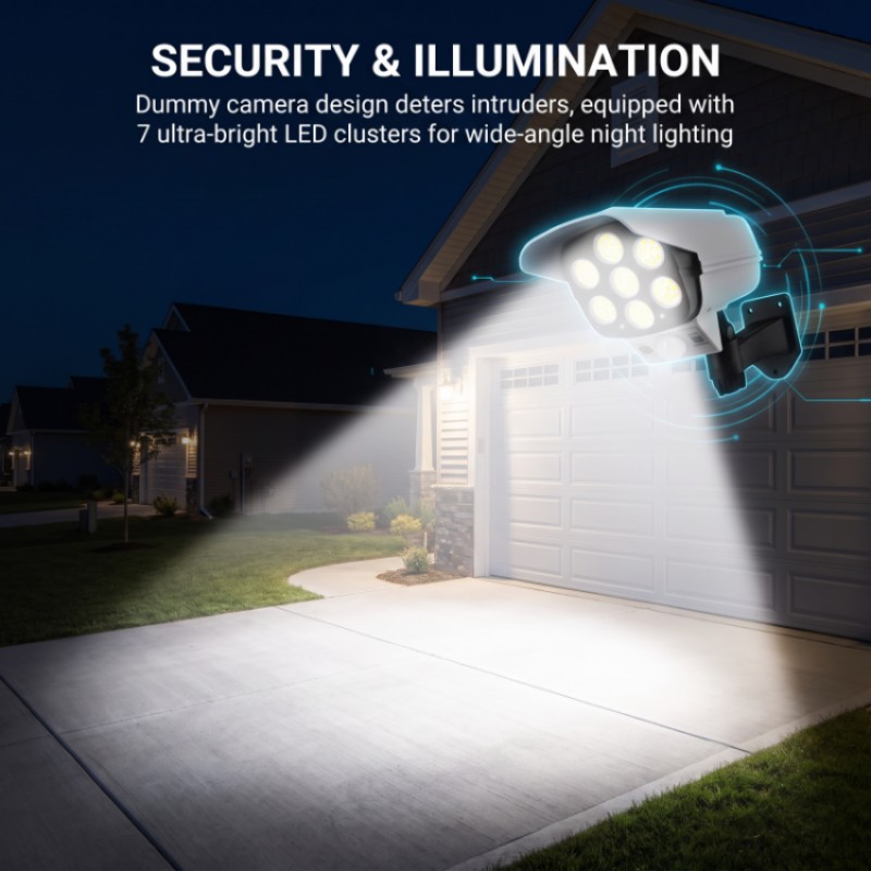 Projecteur LED solaire de sécu - Dusk To Dawn Bulb avis et prix