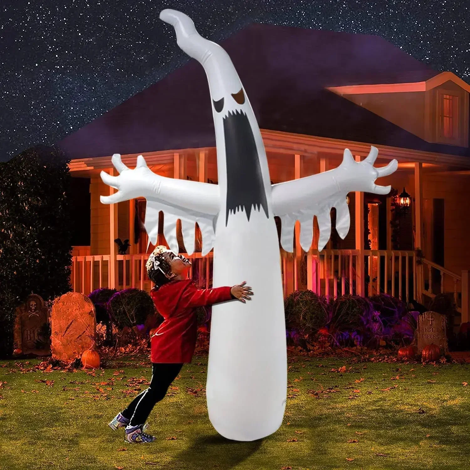 Fantôme effrayant gonflable d' - Outdoor Lighting Event avis et prix