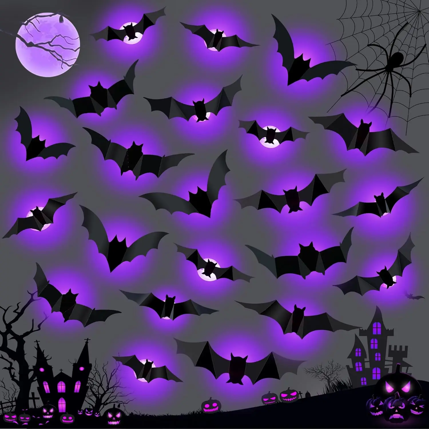 Halloween LED chauves-souris a - Outdoor Lighting Event avis et prix
