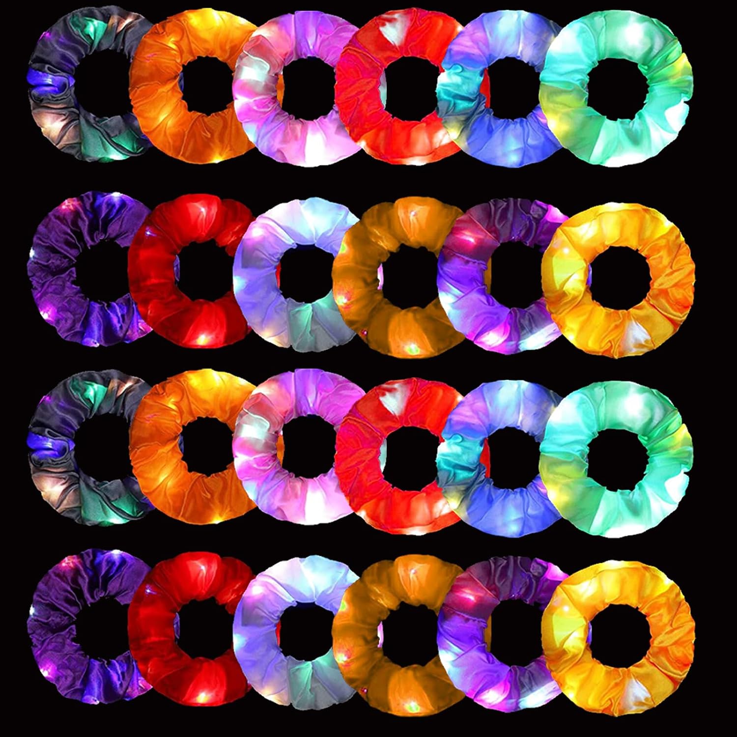 6 pièces de scrunchies LED lum - Outdoor Lighting Effects avis et prix