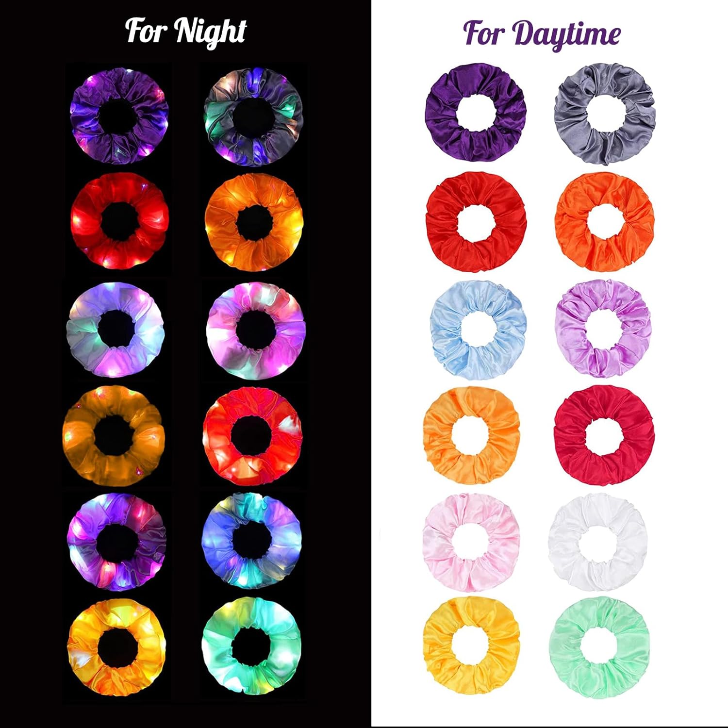 6 pièces de scrunchies LED lum - Outdoor Lighting Effects avis et prix
