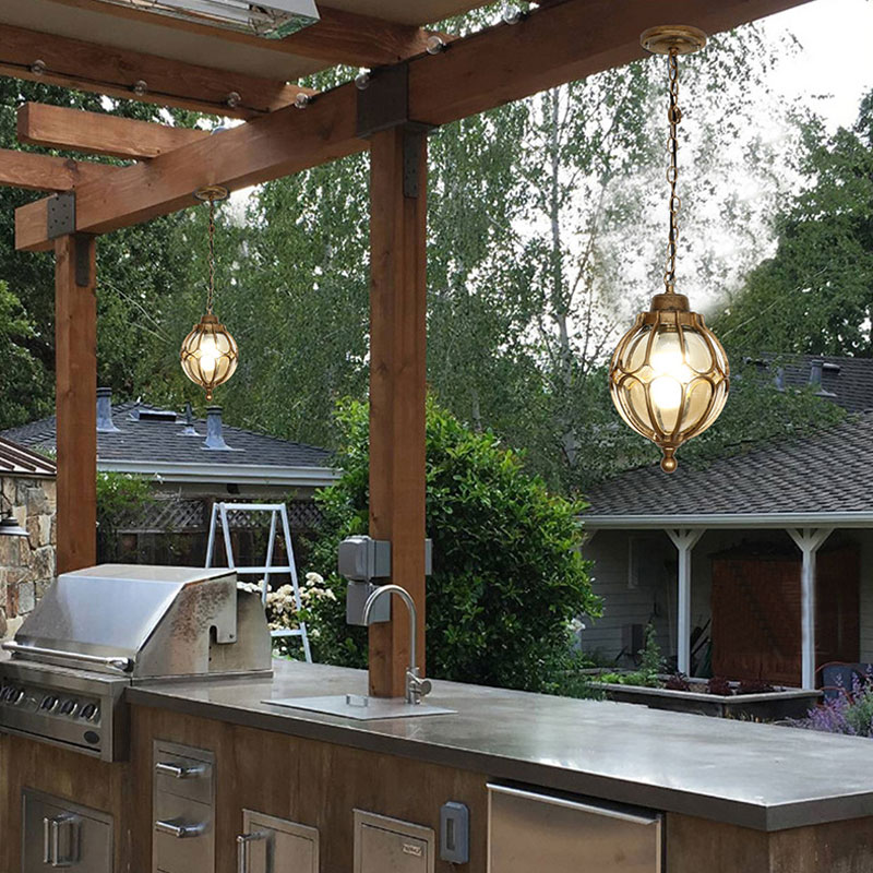 Lustre étanche américain, exté - Outdoor Lighting Pendant avis et prix