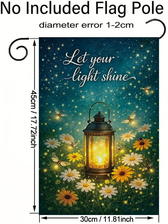 Drapeau de jardin 12x18 pouces - Outdoor Lighting For Your Yard avis et prix