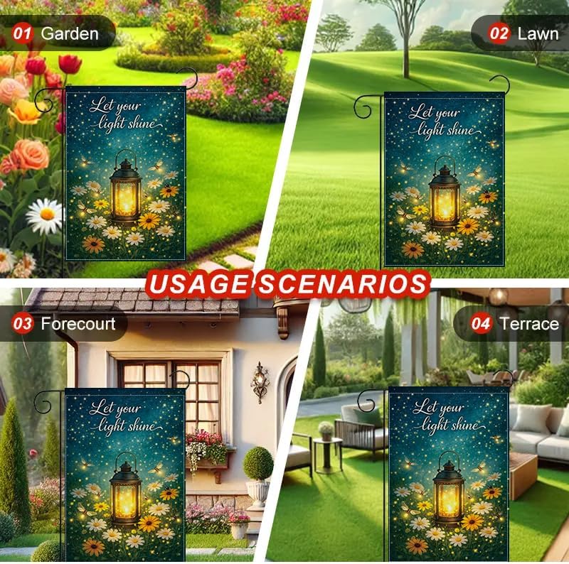 Drapeau de jardin 12x18 pouces - Outdoor Lighting For Your Yard avis et prix