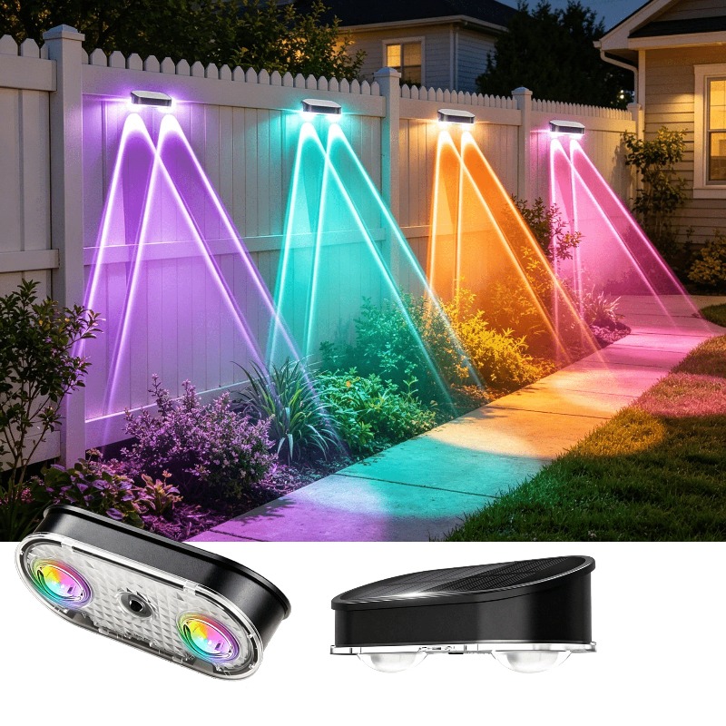 Lampe solaire RGB pour clôture - Dusk To Dawn Bulb avis et prix