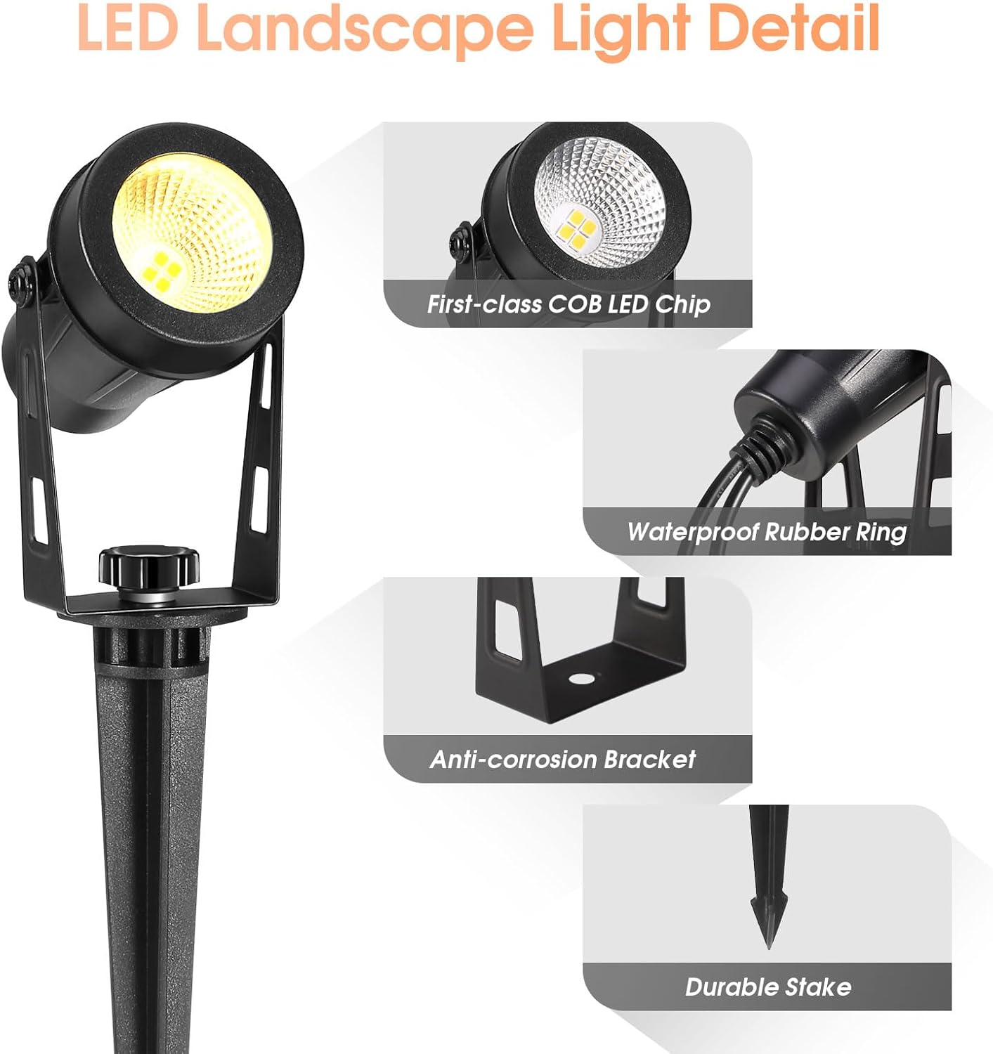 Paquet de 6 lumières paysagère - Outdoor Lighting Low Voltage avis et prix