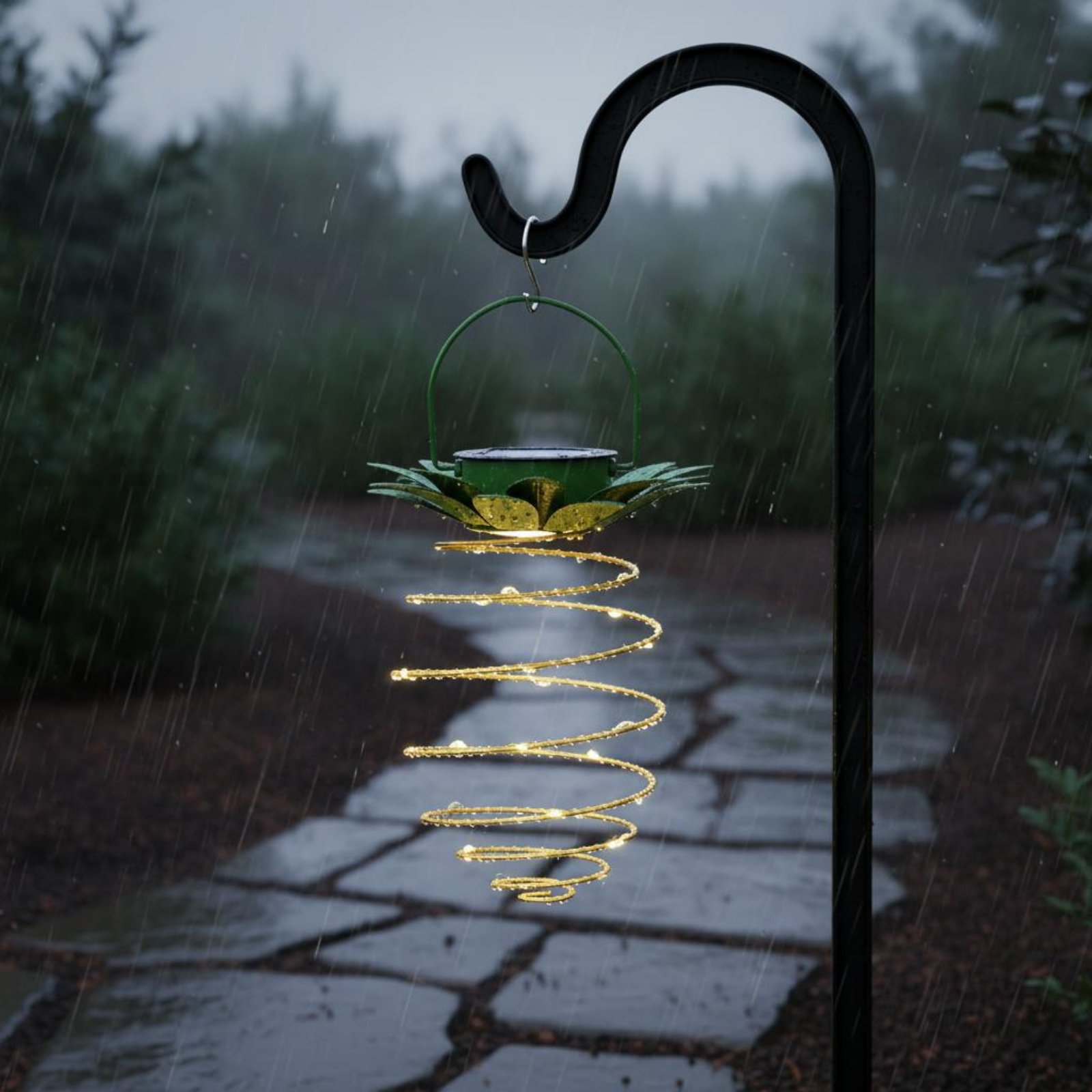Lampe solaire en forme d'anana - Outdoor Lighting And Decor avis et prix