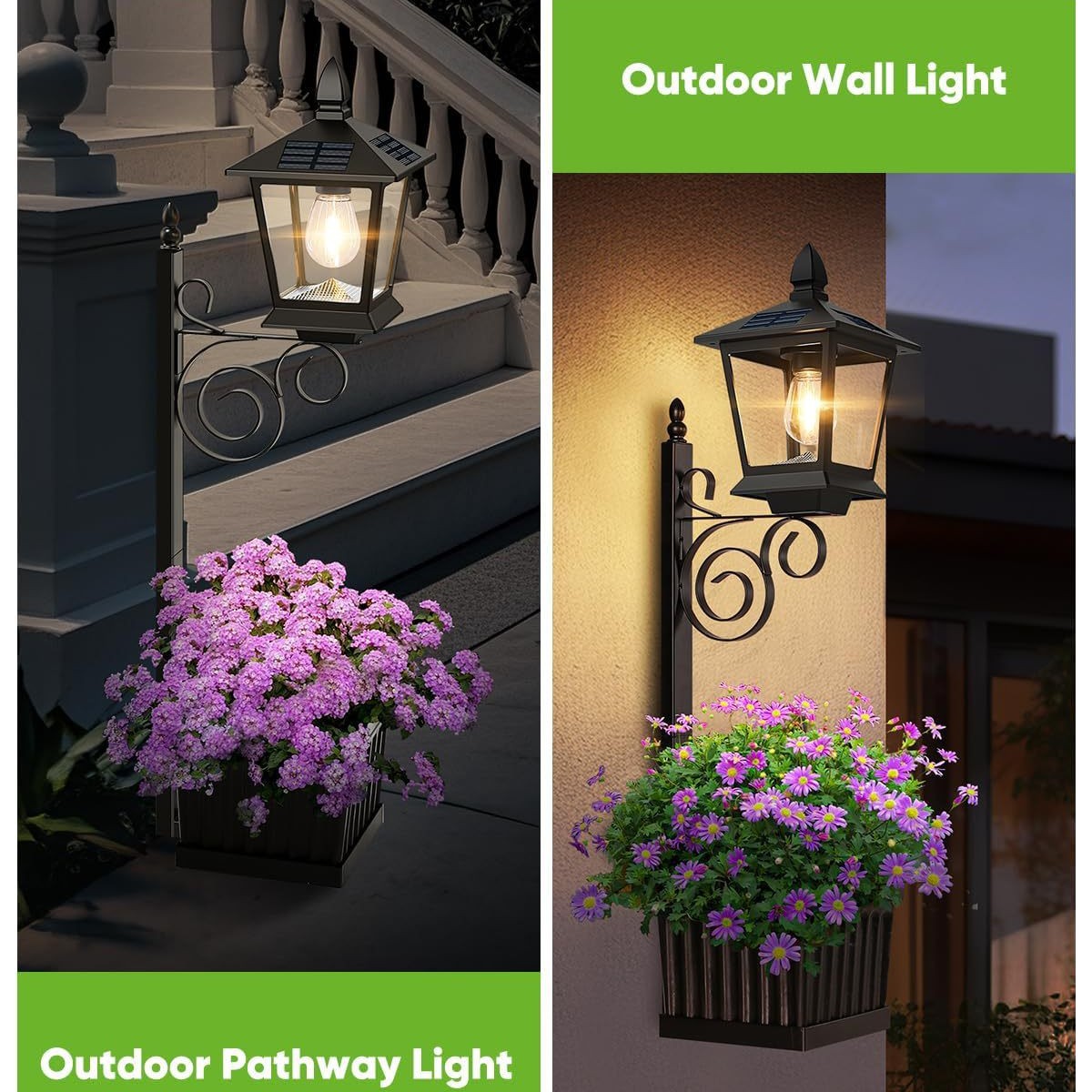 Lampe solaire 2 en 1 pour plan - Outdoor Lighting And Decor avis et prix