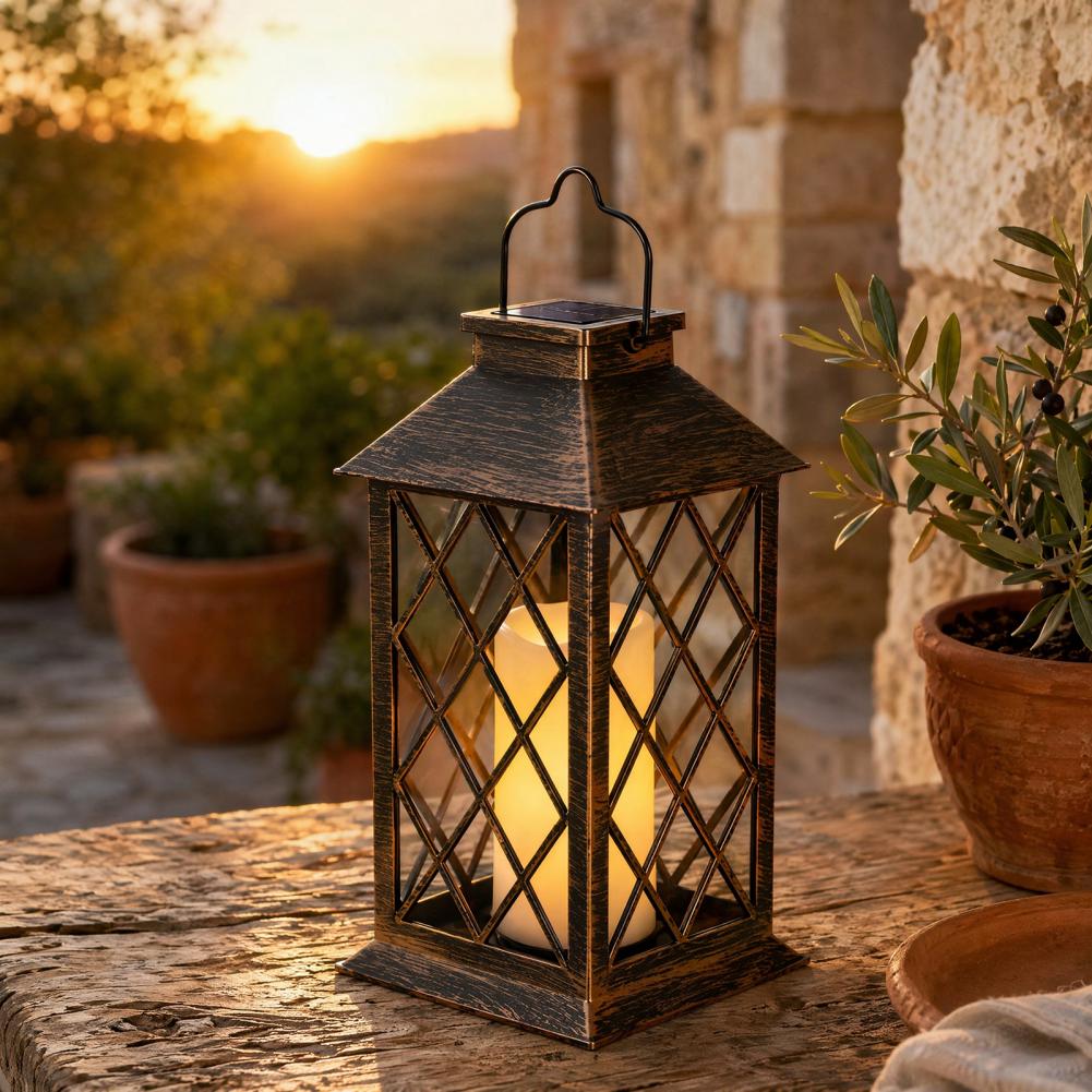 Lanterne solaire rétro, lanter - Outdoor Lighting And Decor avis et prix