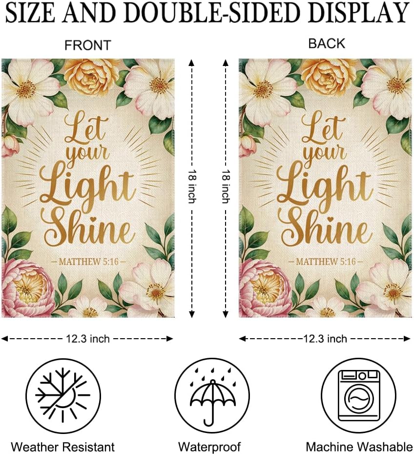 Drapeau de jardin « Let Your L - Outdoor Lighting For Your Yard avis et prix