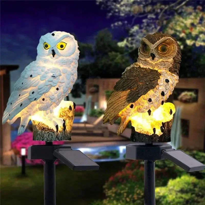 Statue de hibou solaire, lumiè - Outdoor Lighting Effects avis et prix