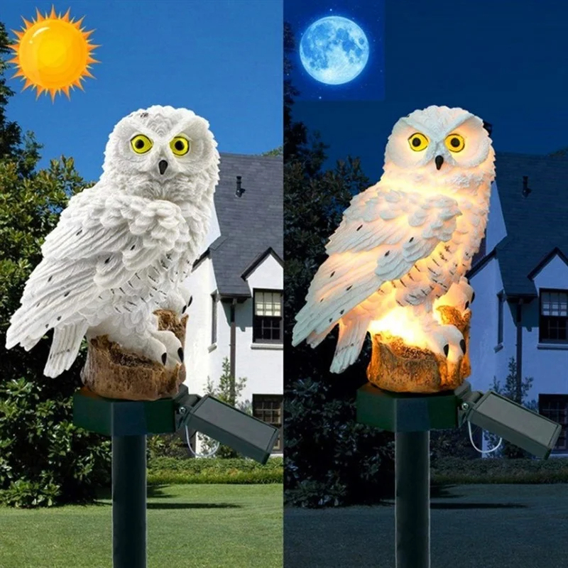 Statue de hibou solaire, lumiè - Outdoor Lighting Effects avis et prix