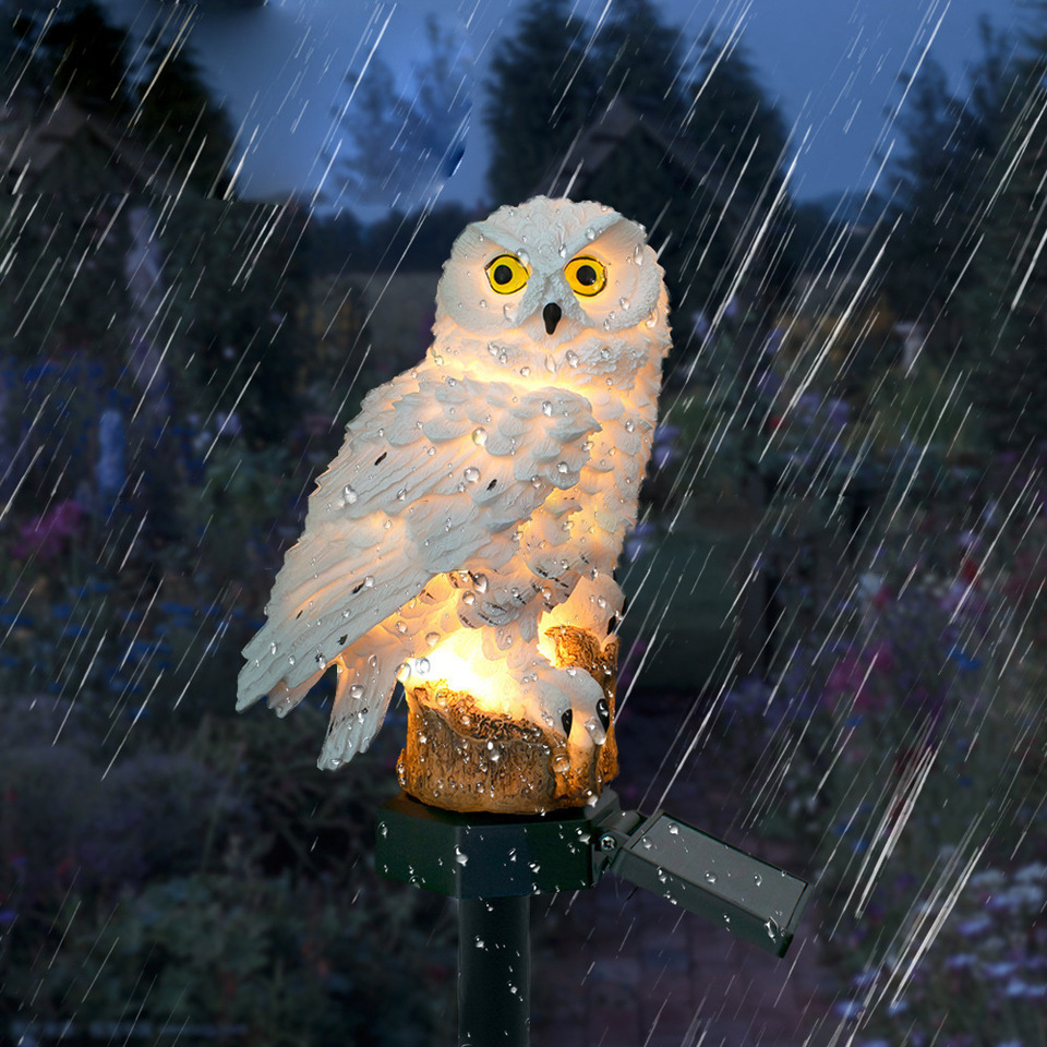 Statue de hibou solaire, lumiè - Outdoor Lighting Effects avis et prix