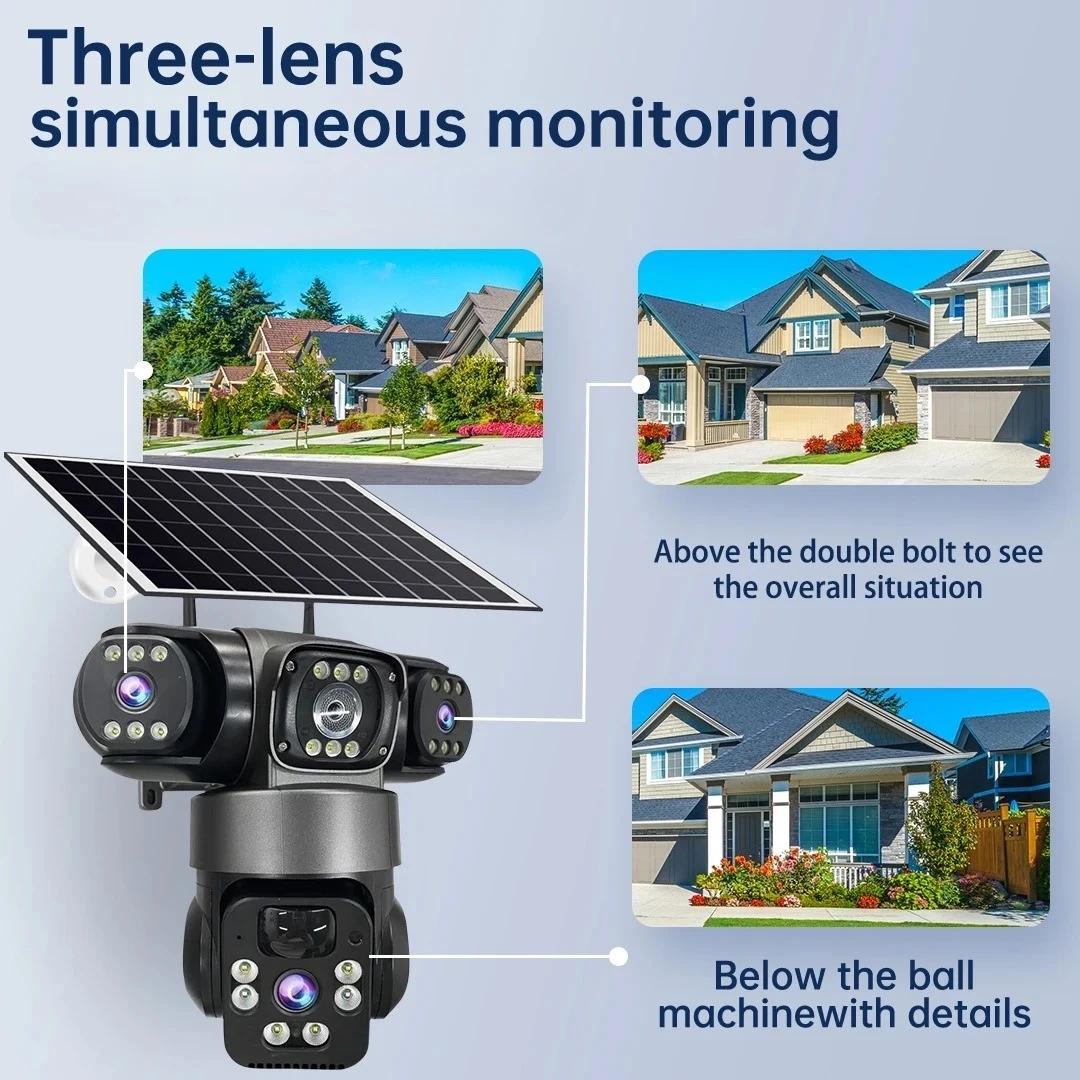 Caméra de sécurité solaire 5MP - Outdoor Lighting Mains Powered avis et prix