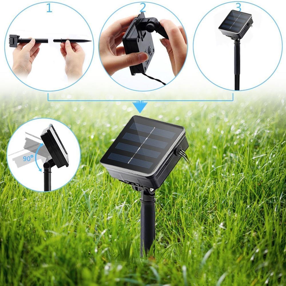 Guirlande lumineuse solaire à  - Outdoor Lighting For Front Of House avis et prix