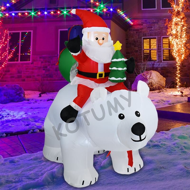 Ours mobile de noël gonflable, - Outdoor Lighting Uplight avis et prix