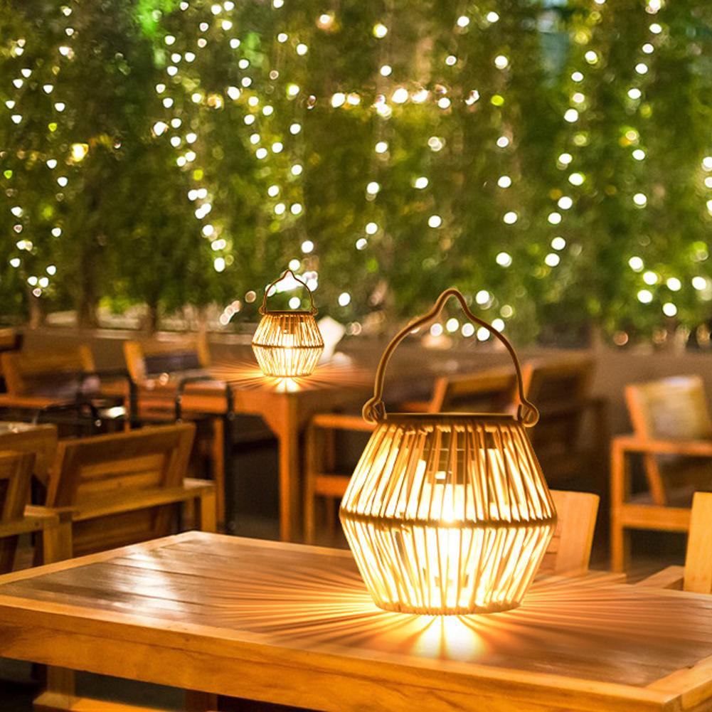 Lanterne solaire en rotin étan - Outdoor Lighting And Decor avis et prix