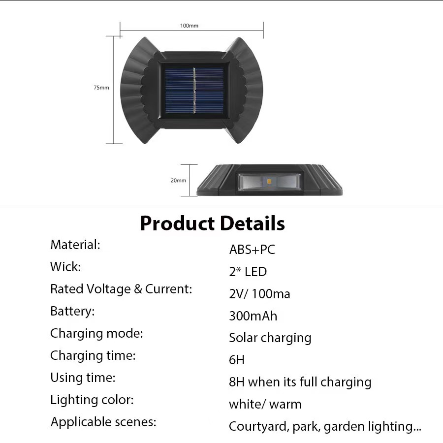Applique Murale Solaire 2/8 LE - Outdoor Lighting For Your Yard avis et prix