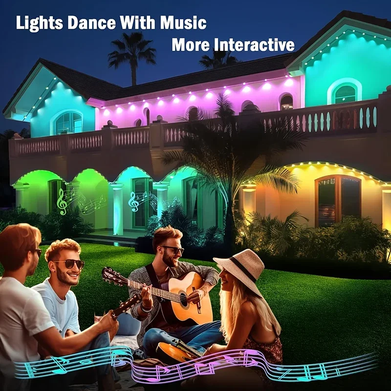 300FT avant-toit permanents LE - Outdoor Lighting For Front Of House avis et prix