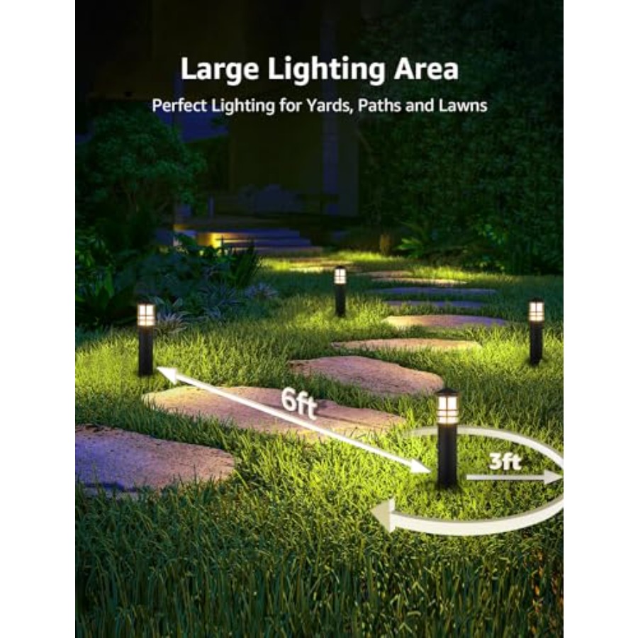 Lot de 4 lampes de chemin à ba - Outdoor Lighting Low Voltage avis et prix