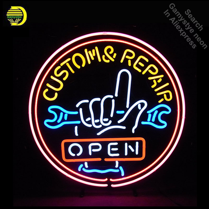 Enseigne au néon de réparation - Outdoor Lighting For Store avis et prix